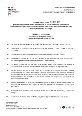 20250919_AP282-2025_Moselle_amont_Meurthe_Abrog-alerte