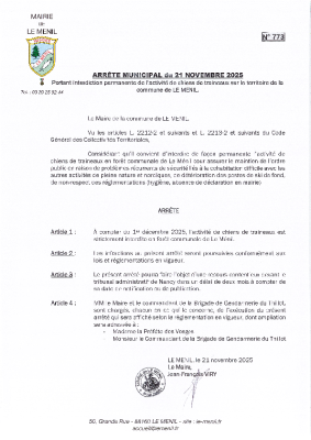 AM 773 – Activité chiens de traineaux